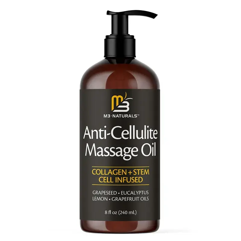 Firming Body Massage Oil with Collagen for Cellulite, 8 fl oz