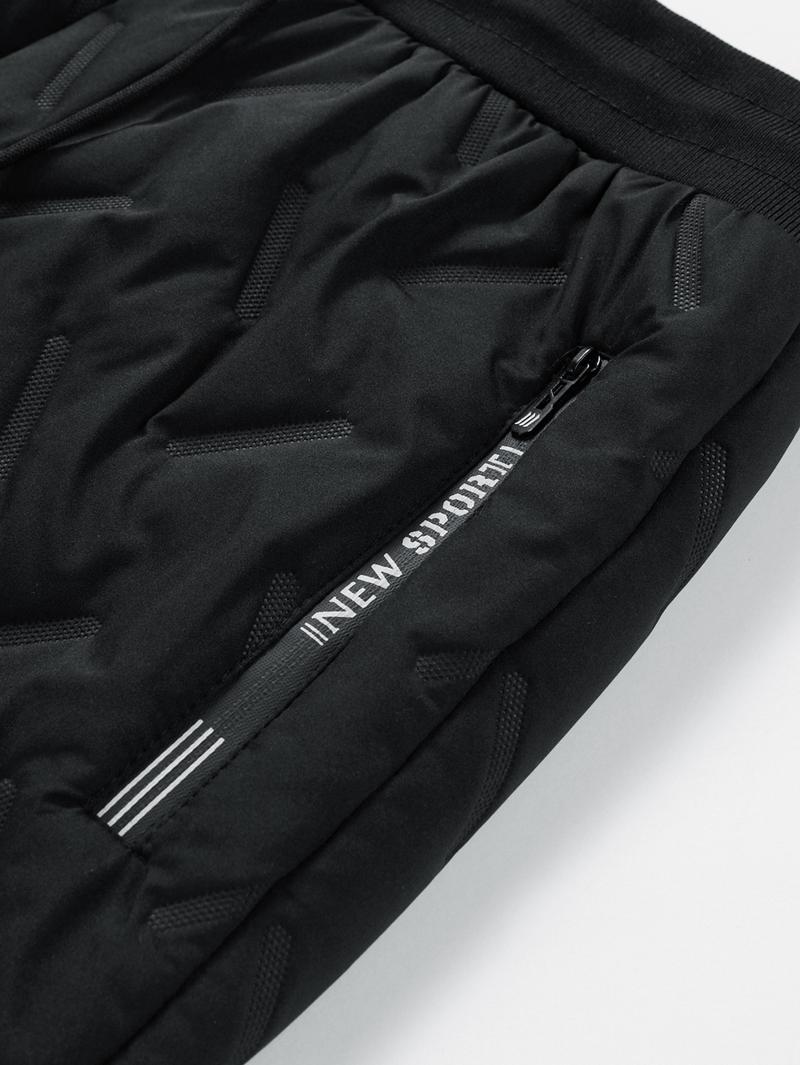 Men's Winter Coat Fleece Windproof Thickened Lamb Velvet Cotton-Padded Jacket Loose Vest Warm Two-Piece Set