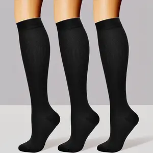 15-20 mmHg Compression Socks for Women & Men (3 Pairs) – Best Circulation Support for Athletic Running Cycling