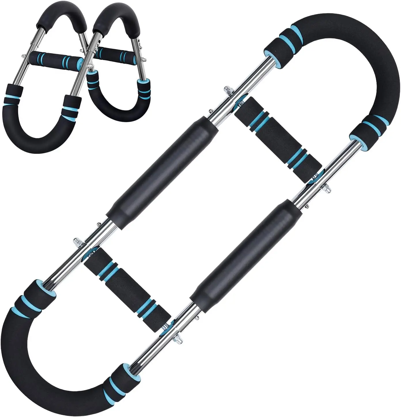 Adjustable Twister Arm Trainer , Detachable Power Twister Bar, Portable Chest & Arm Strength Workout Equipment for Home Fitness