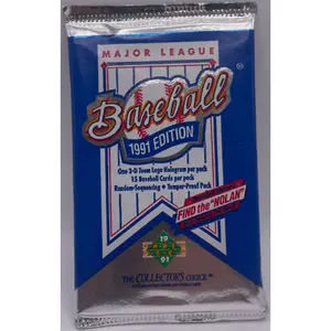 SFFH: (Single Pack) - New 1991 Upper Deck Baseball - SP2 and HH1 Hunt