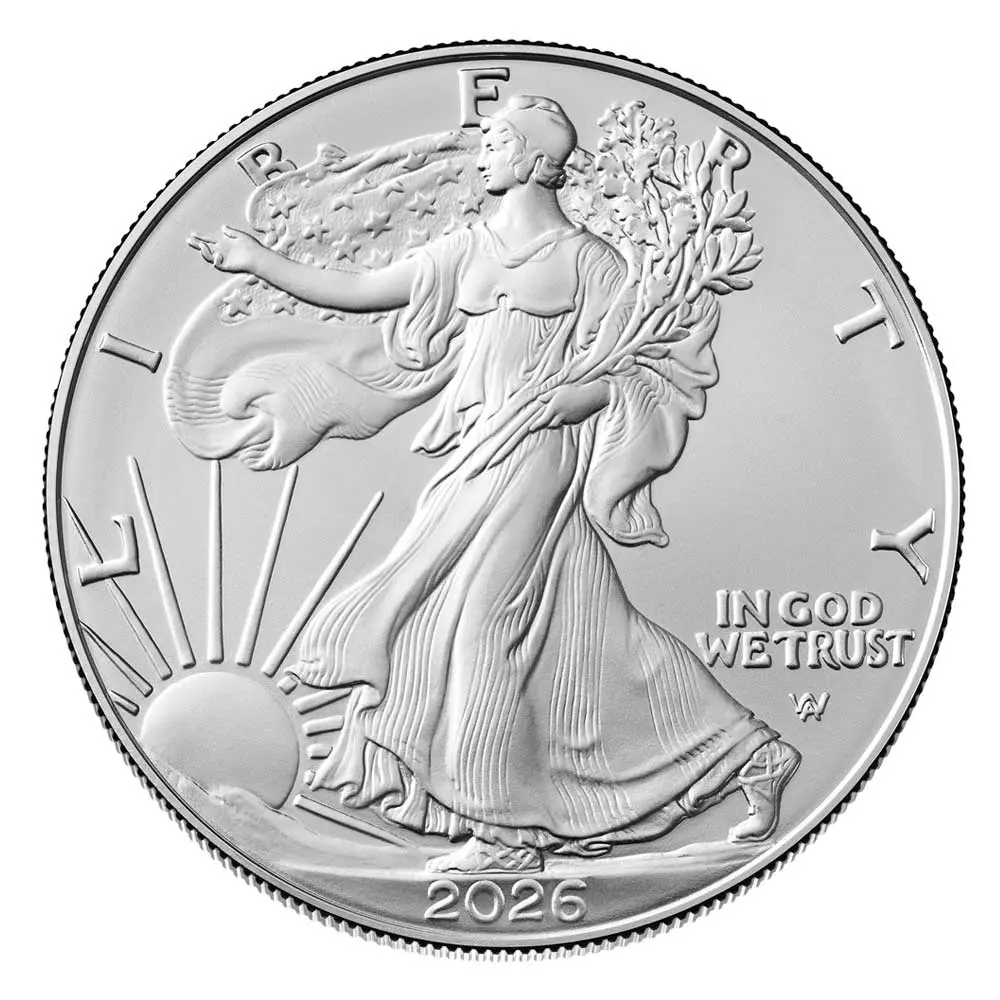 2026 $1 American Silver Eagle 1 oz Brilliant Uncirculated