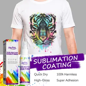 Jue-Fish Sublimation Coating Spray Clothing Hot Drawing Heat Transfer Printing Wear-Resistant Stain Resistant Multi-Purpose Adhesion