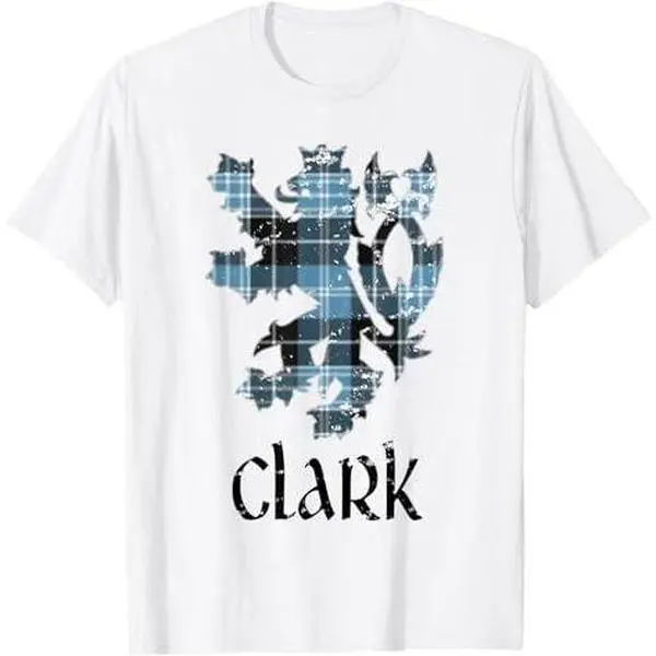 Clan Clark Tartan Scottish Family Name Scotland Pride T-Shirt
