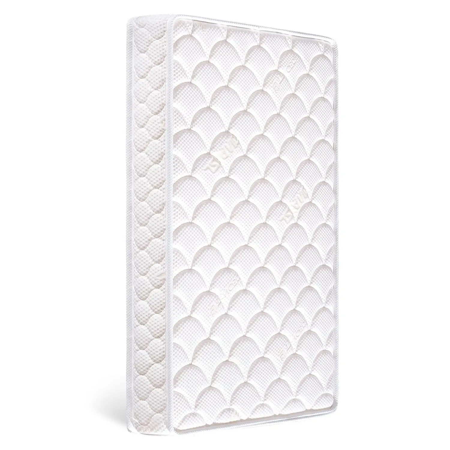 4-Layer Comfortable Mattress, Unique Scallop Design for Enhanced Support and Durability