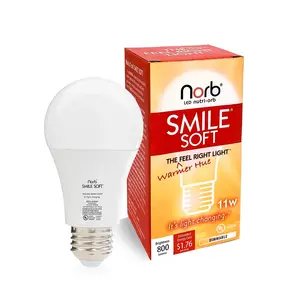NorbSMILE SOFT A19: Sunlike Full Spectrum LED for Mood & Energy