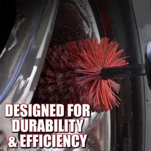 RV Wheel Cleaner Brush, Engine Exhaust Pipe Cleaner Brush