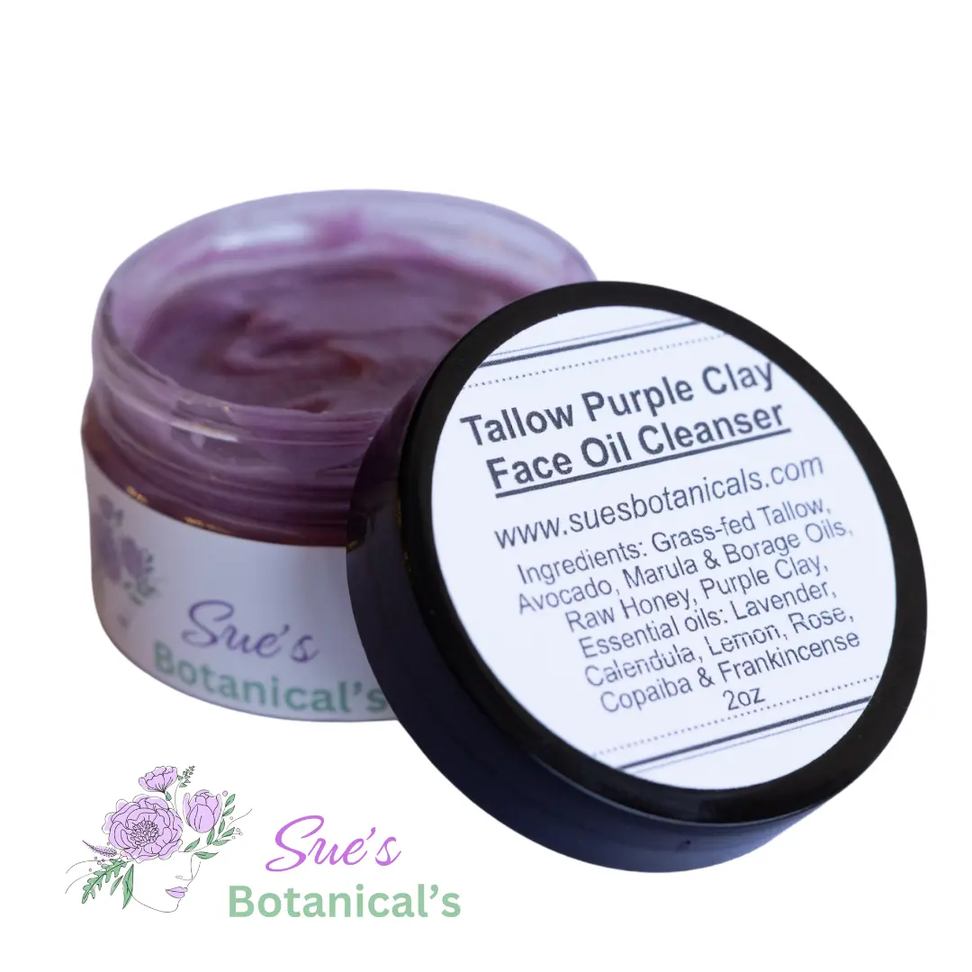 Tallow Purple Clay Face Oil Cleanser