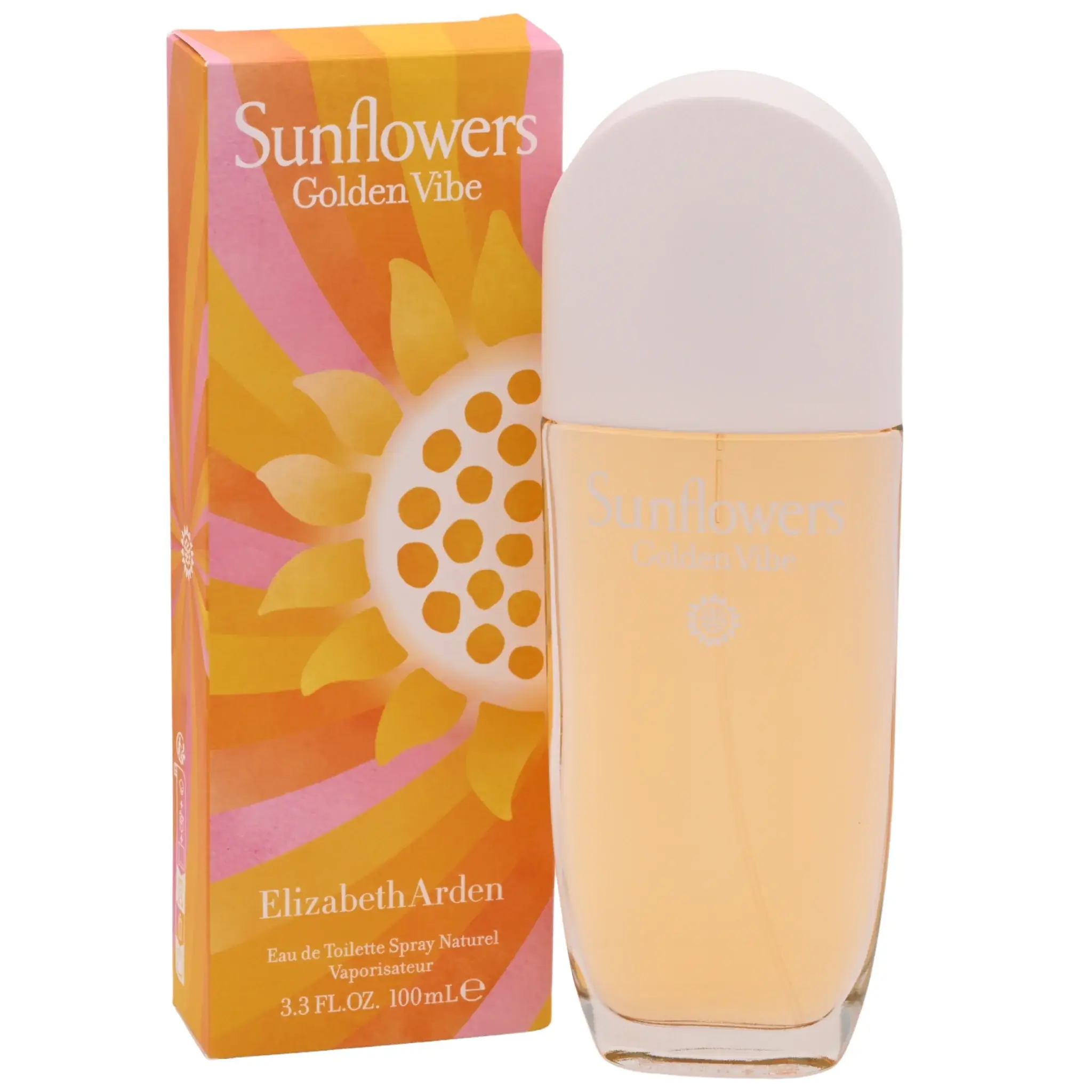Elizabeth Arden Sunflowers Golden Vibe Eau de Toilette Spray for Women 3.3 oz (100 ml) New in Box