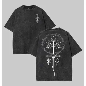 BelleHeaven LOTR LOTR Middle Earth Shirt, JRR Tolkien Hoodie, Lord of the Rings Merch, LOTR Sweatshirt, Menswear Top apparel men gifts Vintage Distressed