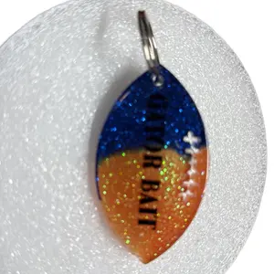 University of Florida football key chain foot ball shaped