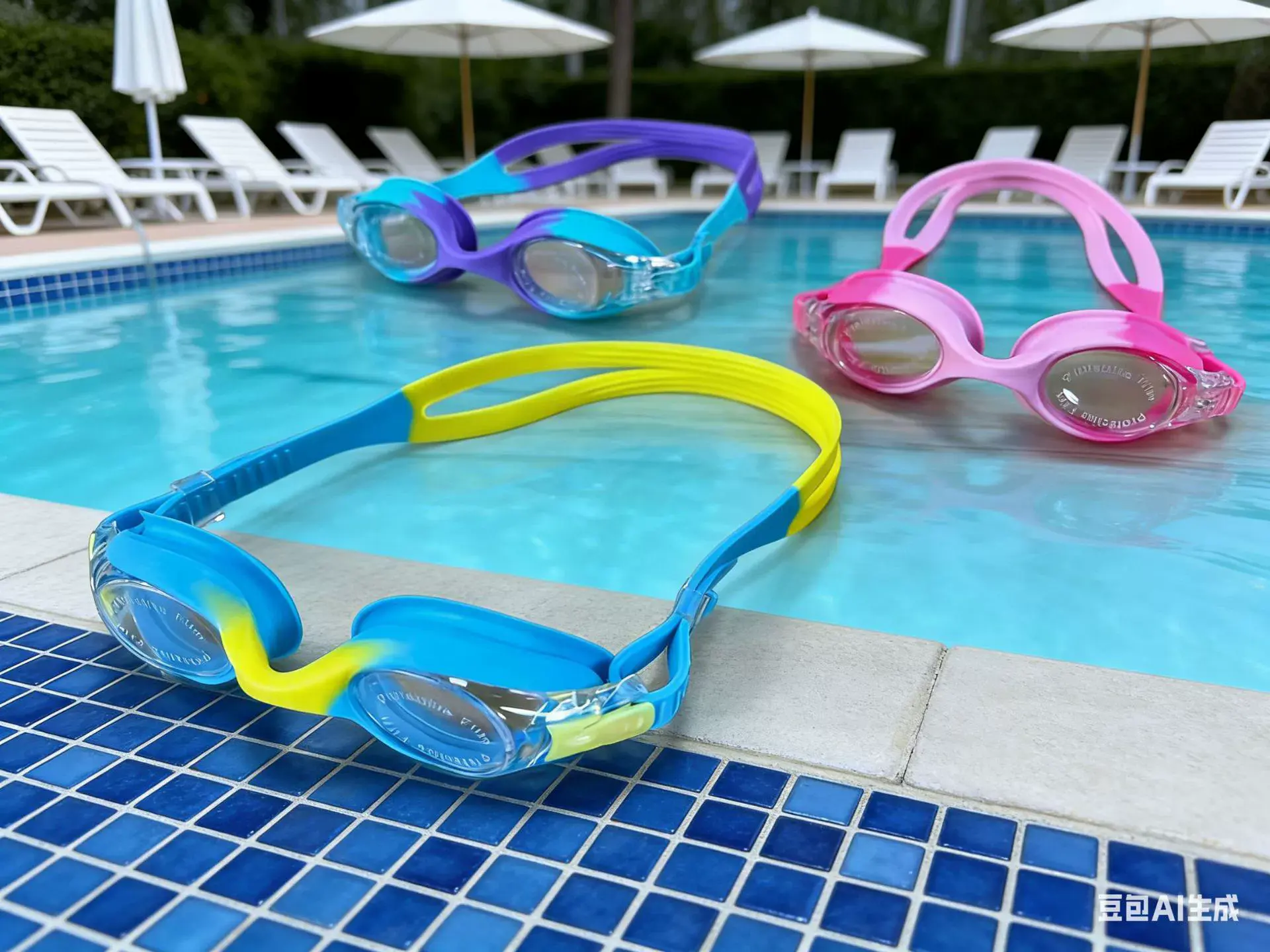 Kids Swim Goggles, Anti-Fog UV Protection Leak-Proof Swimming Goggles with Adjustable Strap for Boys Girls, Soft Silicone Seal Swim Glasses for Age 3-16, Pool Beach Water Sport Accessories