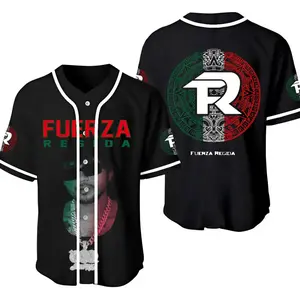 Fuerza Regida Baseball Jersey Pero No Te Enamores Jersey Fuerza Regida PNTE Baseball Jersey Shirt Gift For Fans Men Women M2