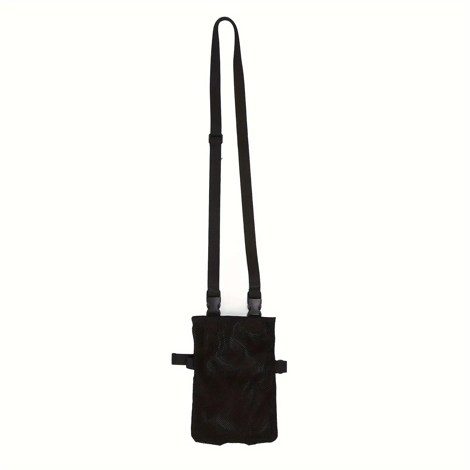 1pc Durable Nylon Catheter Bag Cover - Discreet Postoperative Urine Drainage Shoulder Bag, 11x8 Inches, Black with Adjustable Strap for Comfortable, Concealed Carry