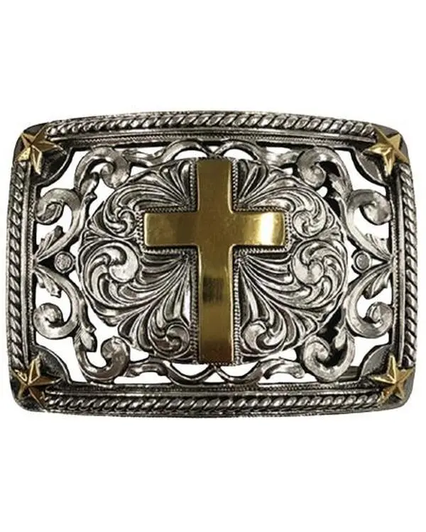 Cody James Men's Men'S Filigree Cross Belt Buckle - 733
