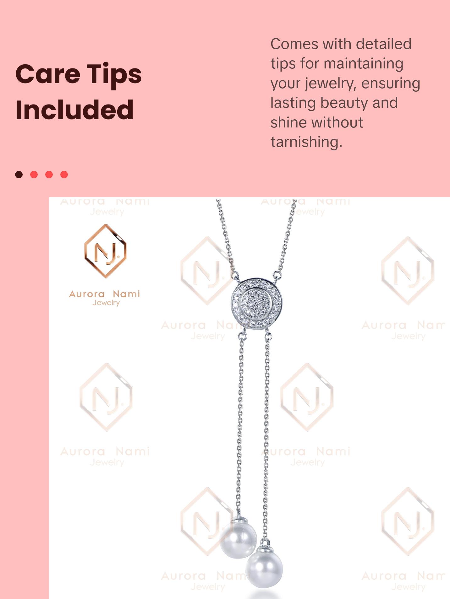 Freshwater Pearl Lariat Necklace