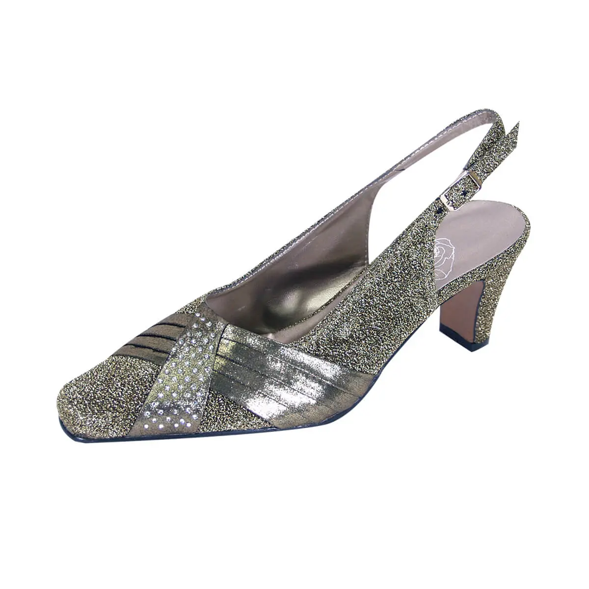 FLORAL Layla Women's Wide Width Glittery Slingback Shoes