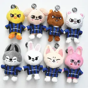 Cute Gift & Adorable Plush Keychains in Stylish KARMA Jerseys Perfect for Collectors & Gifts Featuring Animal Characters