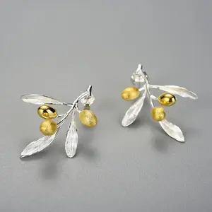 Olive Branch Earrings