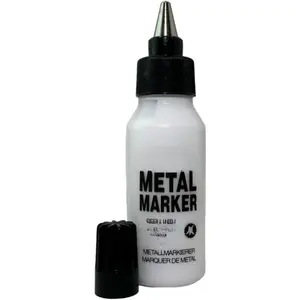 Metal Marker | White | Ball Point  Marker