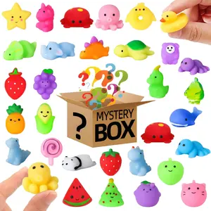 Mochi Squishy Toys, Mini Kawaii Squishy Fidget Toys Bundles Squishies Party Favors for Kids Gift for Easter Basket Stuffers Egg Fillers Birthday Classroom Prize Pinata Christmas Stocking