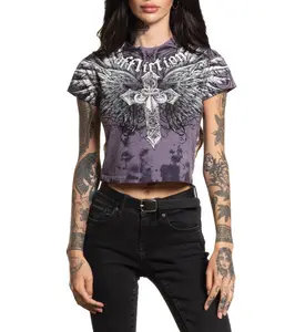 Affliction Women's T-shirt Jovial