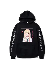 Hot Anime My Dress-Up Darling Kitagawa Marin Graphic Print Hooded Men Women High Quality Hoodies Harajuku Unisex Sweatshirt