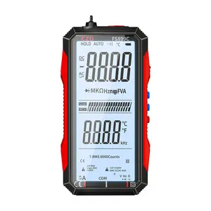 CZDANG 899C Smart Digital Multimeter, 6000 Counts, Auto Range Voltage Tester, Non-Contact Voltage Detection, Measures Ac/dc Voltage Current Resistance