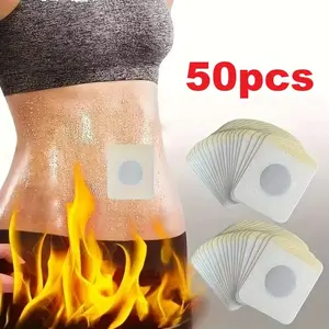 50pcs Abdominal Patch, Waist Shaping Tape, Suitable for All, Navel & Leg Care, Body Care, Multi-Functional, Comfortable Fit, No Power Needed, Ideal Home Use