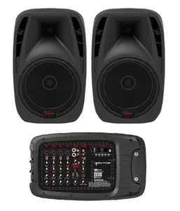 HH Audio 26465 2 x 10 in. 500W Plus 500W Portable PA System