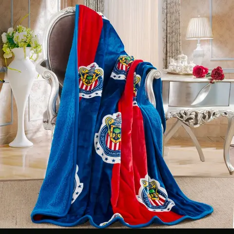 Guadalajara Silk Touch Sherpa Lined Throw Blanket, Couch Ready, 50'' x 60'' new  sherpa