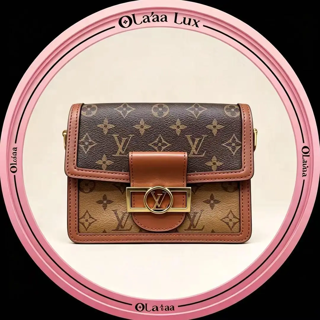 Pre-owned Louis Vuitton Dauphine Monogram Shoulder Bag Small C19496783372