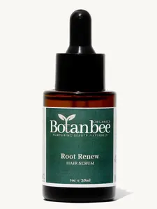 Hair Growth Support and Scalp stimulator Nourishing Serum - 1 oz / 30 ml -  Herbal Infused Serum for Stronger Roots and Softer Hair by Botanbee Organics ; Haircare, scalp stimulator