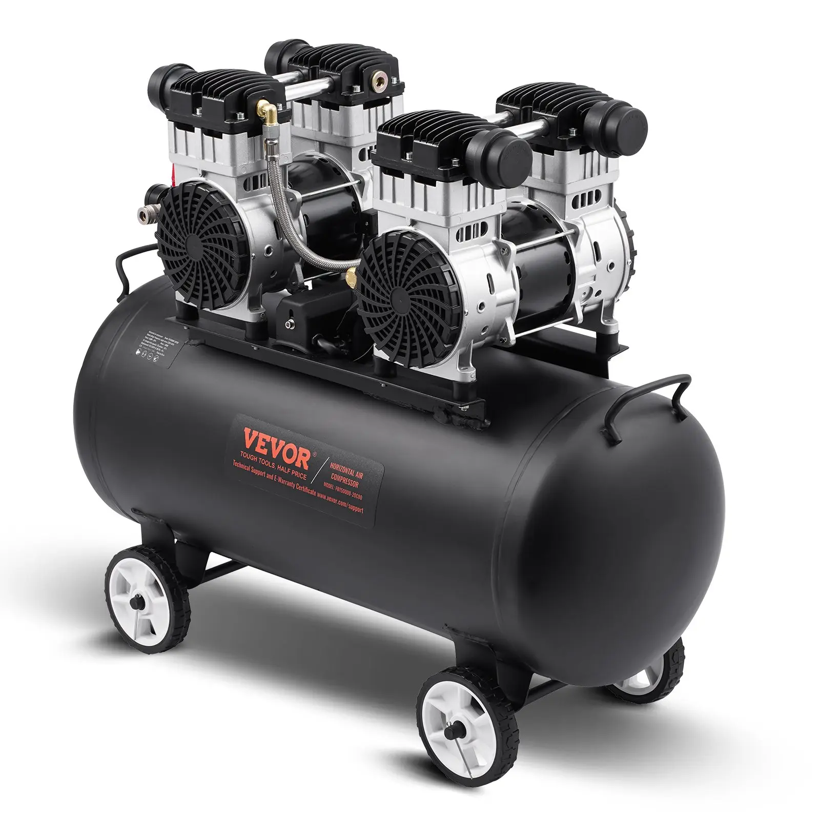 【Summerfinds】VEVOR Air Compressor Compact Portable Oil Free Compressor 20 Gallon 90 PSI 【Summerfinds】VEVOR Air Compressor Compact Portable Oil Free Compressor 20 Gallon 90 PSI
