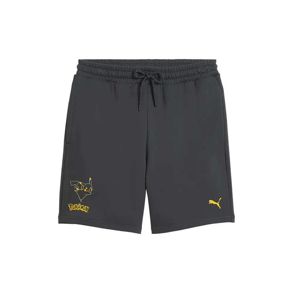 PUMA Mens Pokemon Relaxed 7 Inch Shorts Casual Bottoms Casual - Grey