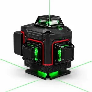 12-Line 360° Green Beam Laser Level, Self-Leveling Multi-Line Tool, Perfect for Home Renovation, Wall Mounting, Flooring and DIY Layout Jobs