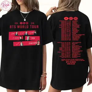 Limited Bangtan Concert 2026 Shirt For Army, Bangtan World Tour 2026 Hoodie, Bangtan Comeback Sweater, Rm Jin Jungkook Suga Jimin V Gifts Shirt Gift For Fan