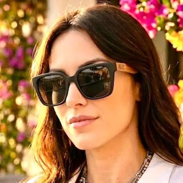Blue Iguana "Palm Beach" Eco-Friendly TAC Wood Sunglasses - Female Sunglasses