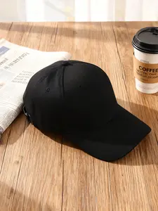 1Pc Simple Casual Baseball Cap, Solid Color Versatile All-Season Sun Protection Outdoor Hat, Trendy Snapback Adjustable Unisex Design