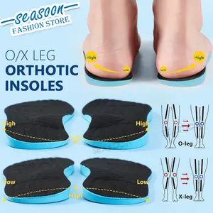 O/X Leg Flat Foot Orthopedic Feet  Insoles Arch Support Shoes Pad for Adult and Kids Improve leg shape Cushion Unisex Foot Care 1pair