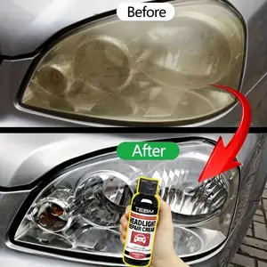 Car Headlight Restoration & Refinement Crystal Cream, Cleaning Polishing, No Sanding Needed, Remove Aging, Fast Solution