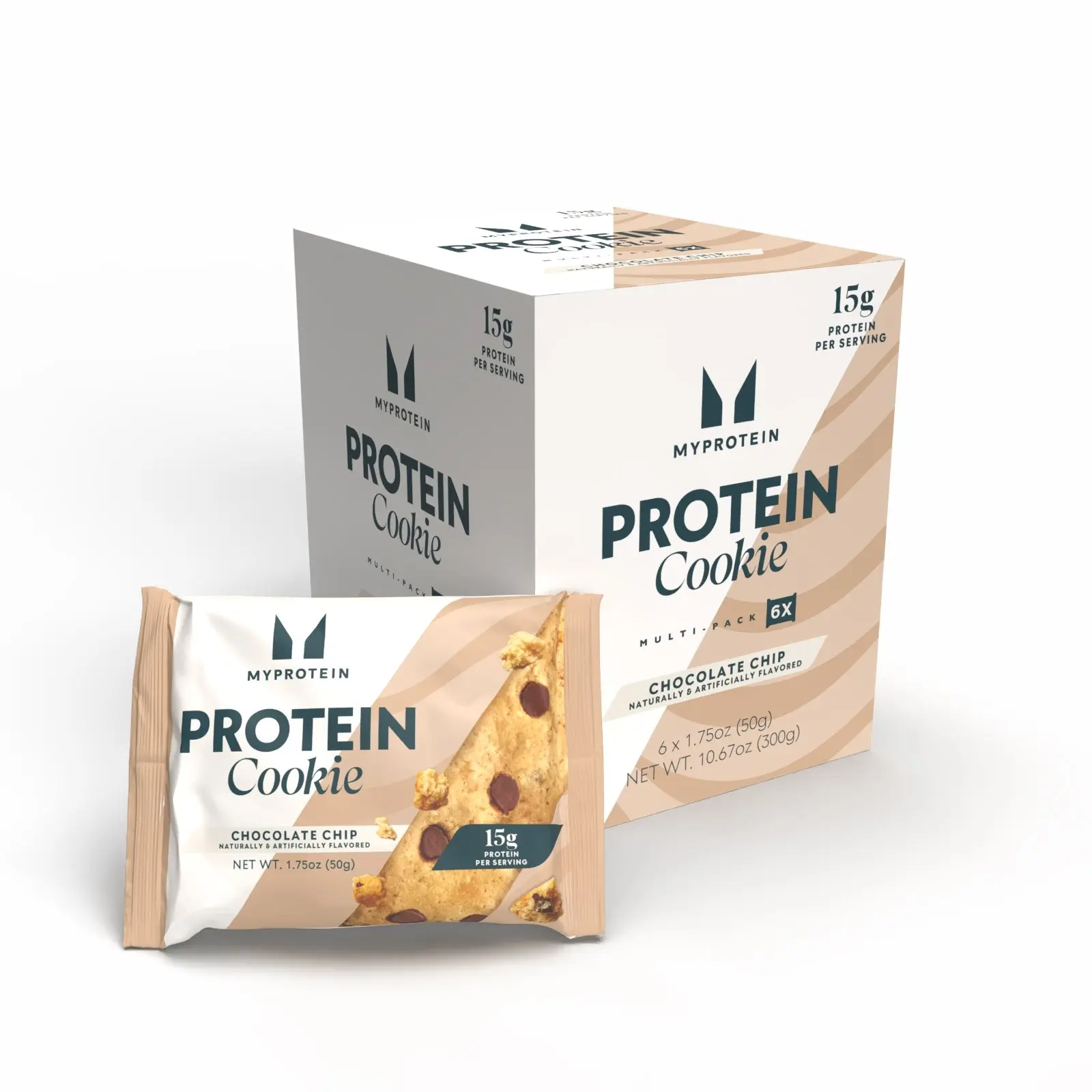 Protein Cookies, 15 grams of protein per cookie, (6-pack)