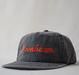 Washed cotton field trip hat with custom embroidery