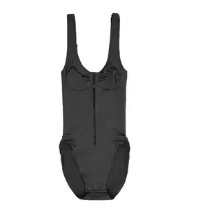 Seamless Covered Bust Jumpsuit Thong Bodysuit Peach heart collar Fit Womenswear Comfort Shapewear Breathable Comfortable Day Tummy Tuck Garment Shaper Clothes Smooth Zipper Spaghetti Strap