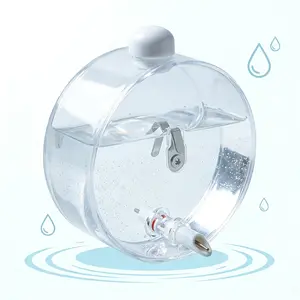 Large Capacity Hanging Bird Water Feeder Leak-Proof Transparent Self-Watering Bottle for Parrots Canaries & Bird Cage Easy-Clean Must-Have