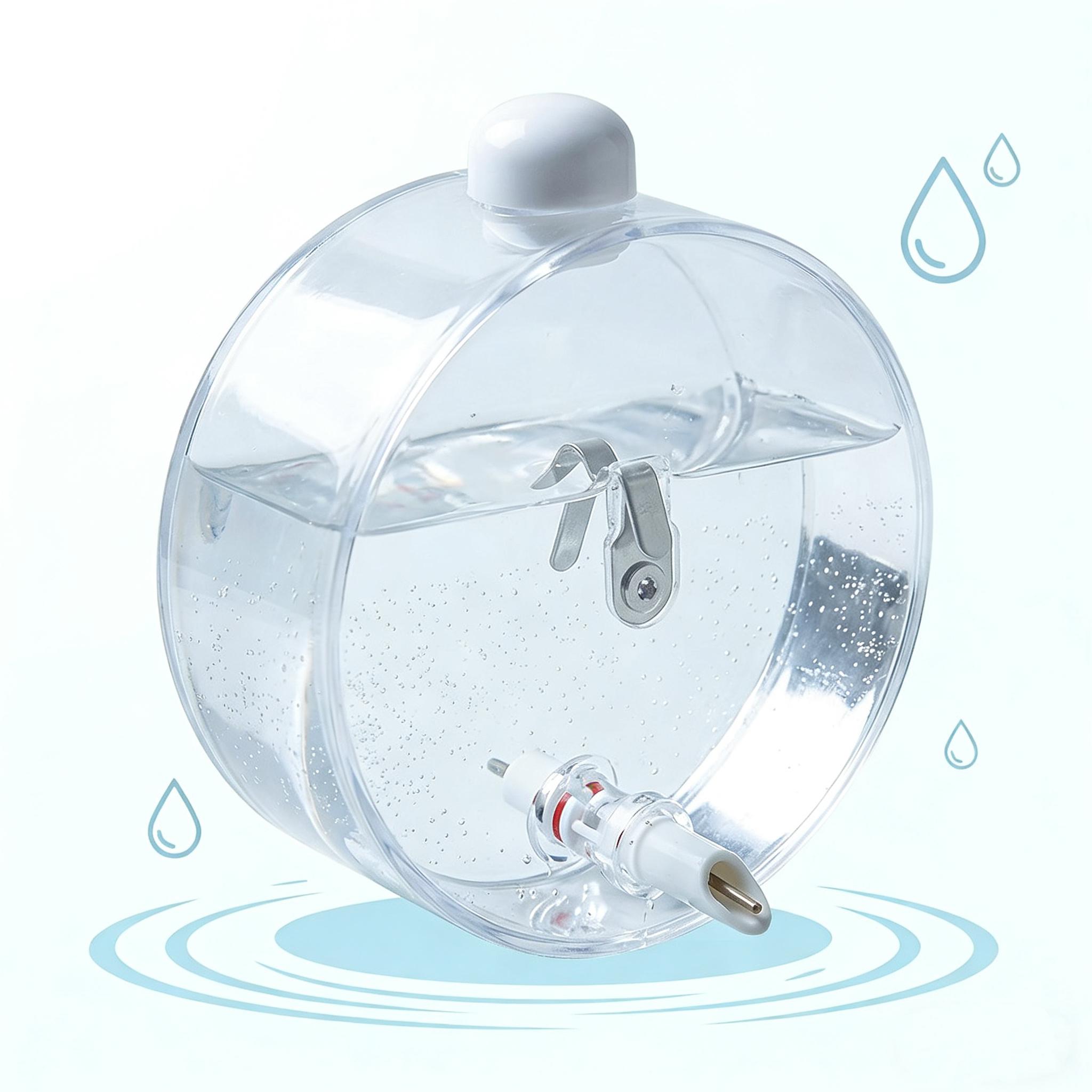 Large Capacity Hanging Bird Water Feeder Leak-Proof Transparent Self-Watering Bottle for Parrots Canaries & Bird Cage Easy-Clean Must-Have