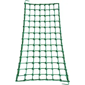 Indoor & Outdoor Climbing Net 3ft x 6ft, 8 Optional Sizes Polyester Fiber Climbing Net, Easy to Install with Extra Accessories, Handcrafted Practical Ideal for Climbing Training
