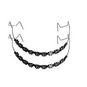 Oral 2026 Fashion Braces, 1-Pair Colorful Temporary Tooth Decoration with Metal Wires, Metal Brackets & Orthodontic Ligature Ties, High-Quality Wearable Accessory
