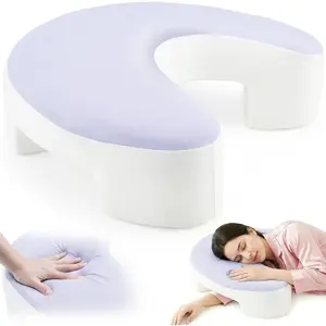 Shoulder Pillow for Side Sleepers with Arm Holes - Side Sleeper Pillow with Tunnels for Adults Neck Rotator Cuff Pain Relief - Ergonomic Side Sleep Pillows