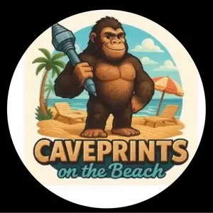 Caveprints on the Beach